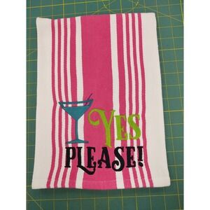 YES Please! Handcrafted Kitchen Hand Bar Towel Hang Loop Great Gift Idea!